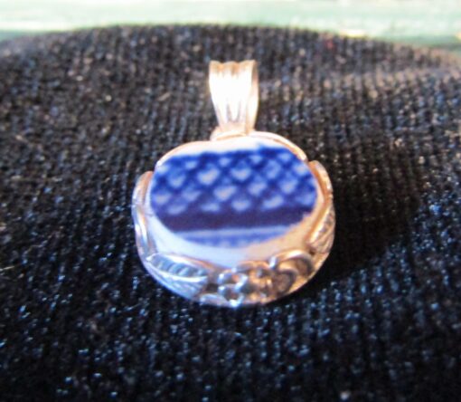 Pendant of Laura’s Blue Willow China – Numbered Piece #032 - Image 2
