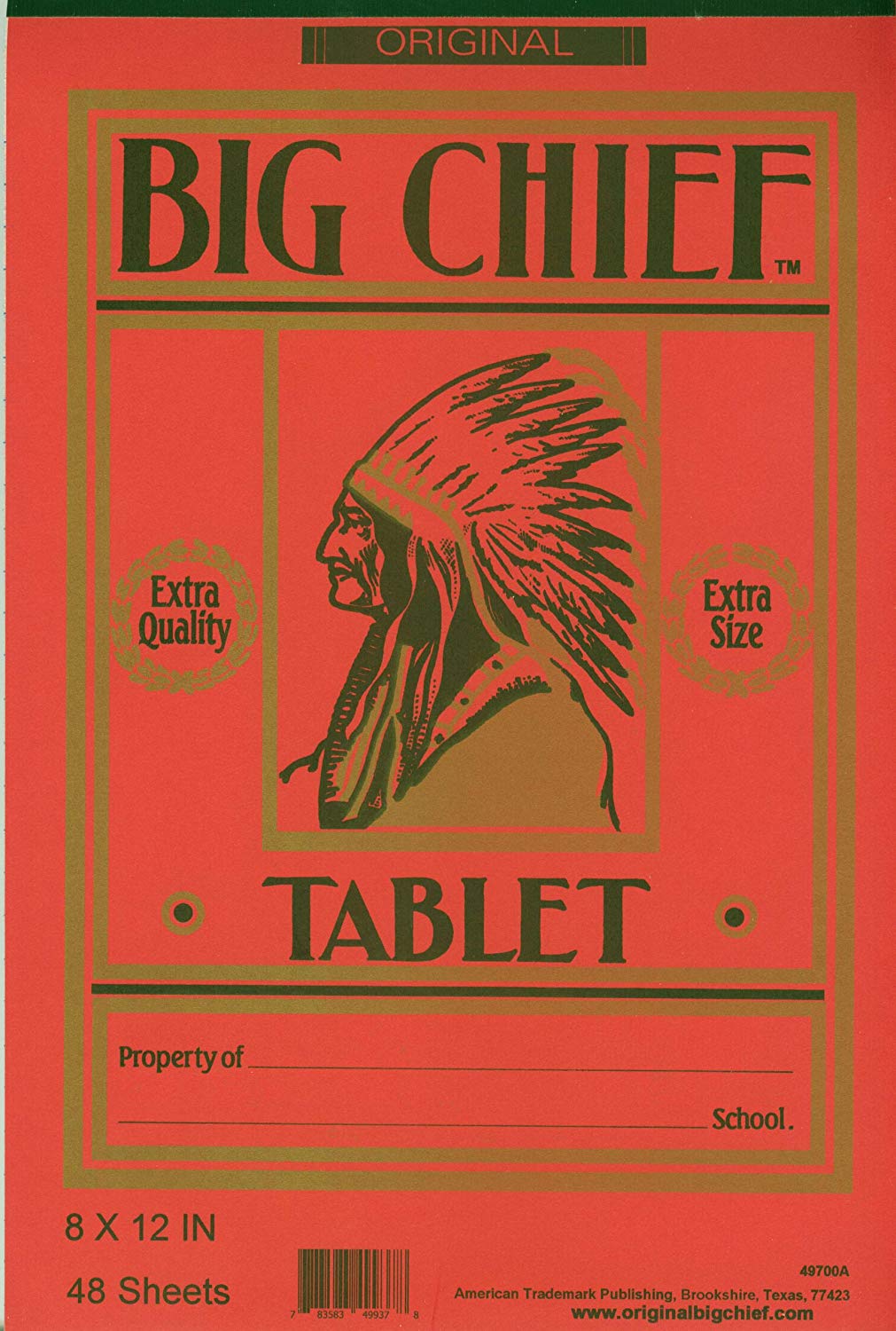 Big Chief Writing Tablet - Laura Ingalls Wilder Historic Home & Museum