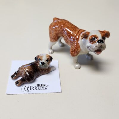 Hand Painted Porcelain Jack the Bulldog